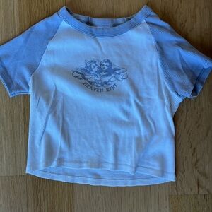 Brandy Melville - one size fits all (purple and white)